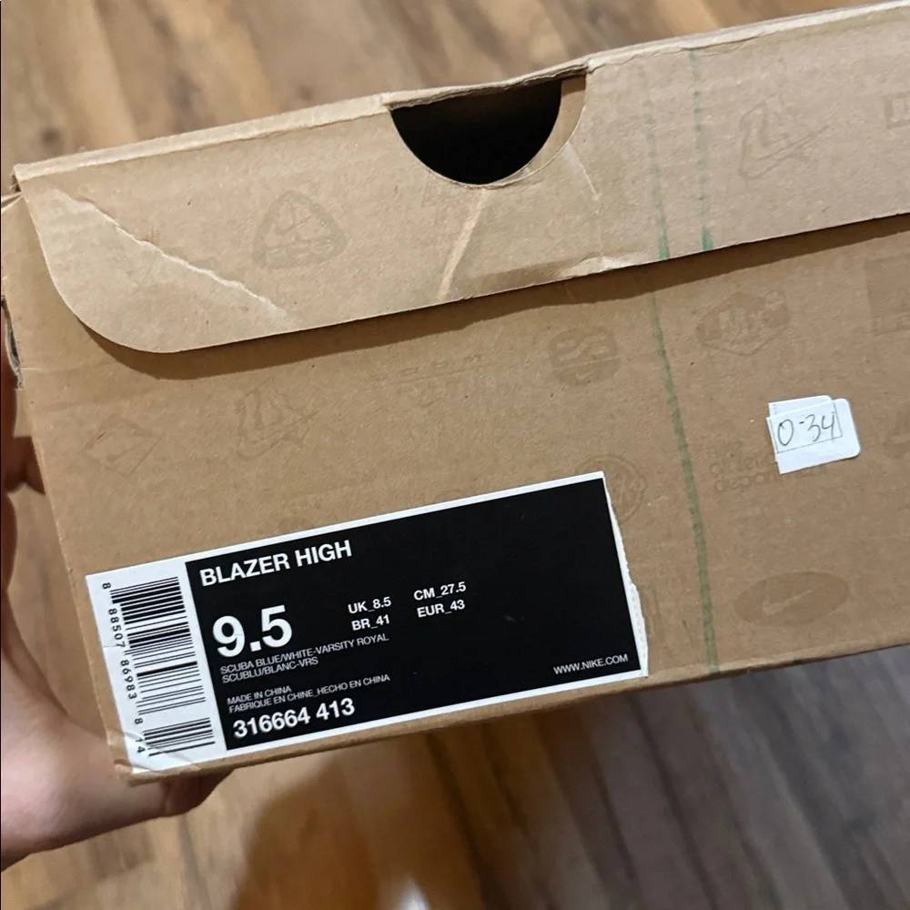 2009 Nike Blazer High 'Scuba Blue' - Picture 10 of 10